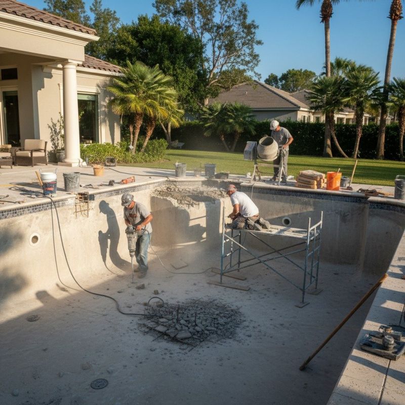 Concrete Pool Repair Service