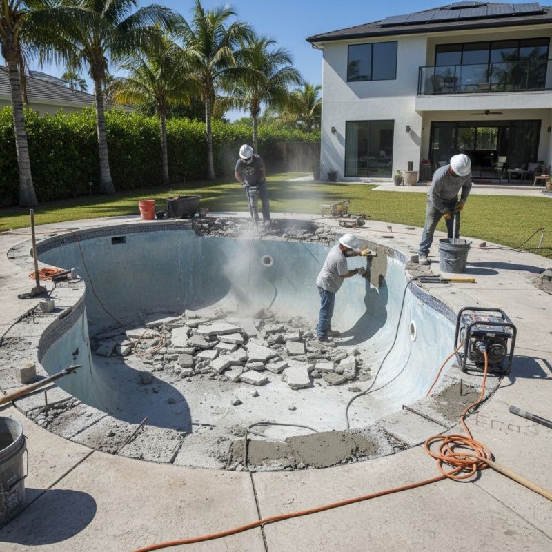 Concrete Pool Resurfacing