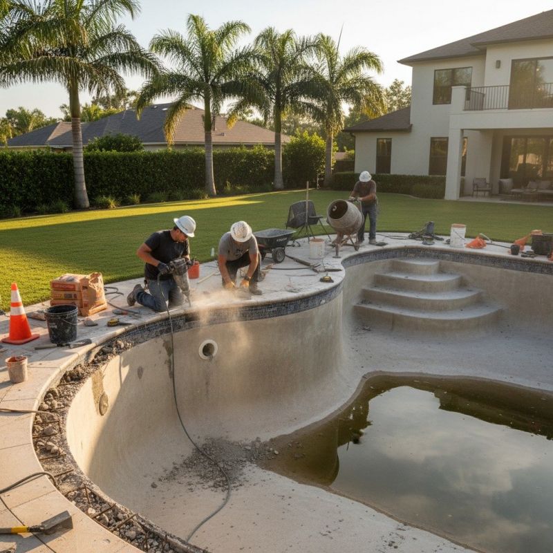 Concrete Pool Resurfacing