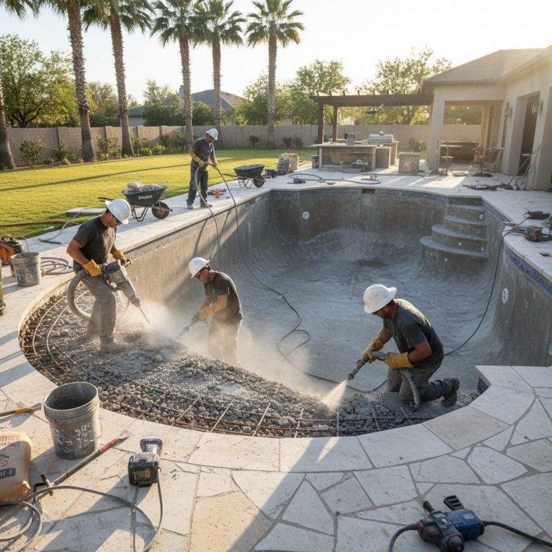 Concrete Pool Resurfacing