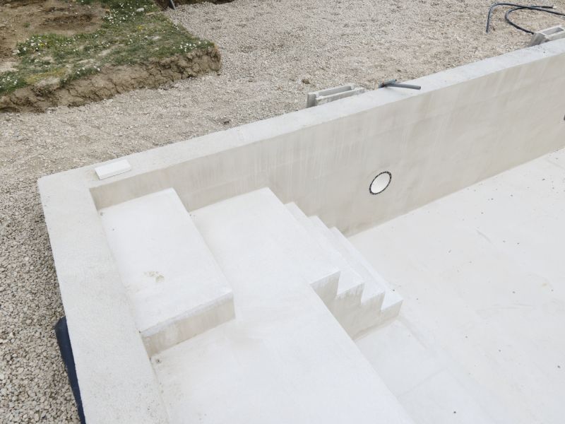 Pool Resurfacing in Progress