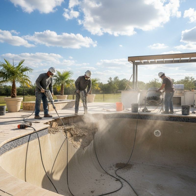 Concrete Pool Resurfacing